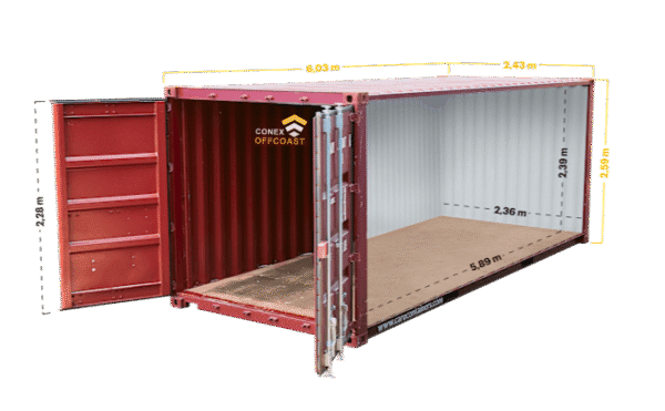 Buy 20ft Standard Three Door Handles Container - Image 4